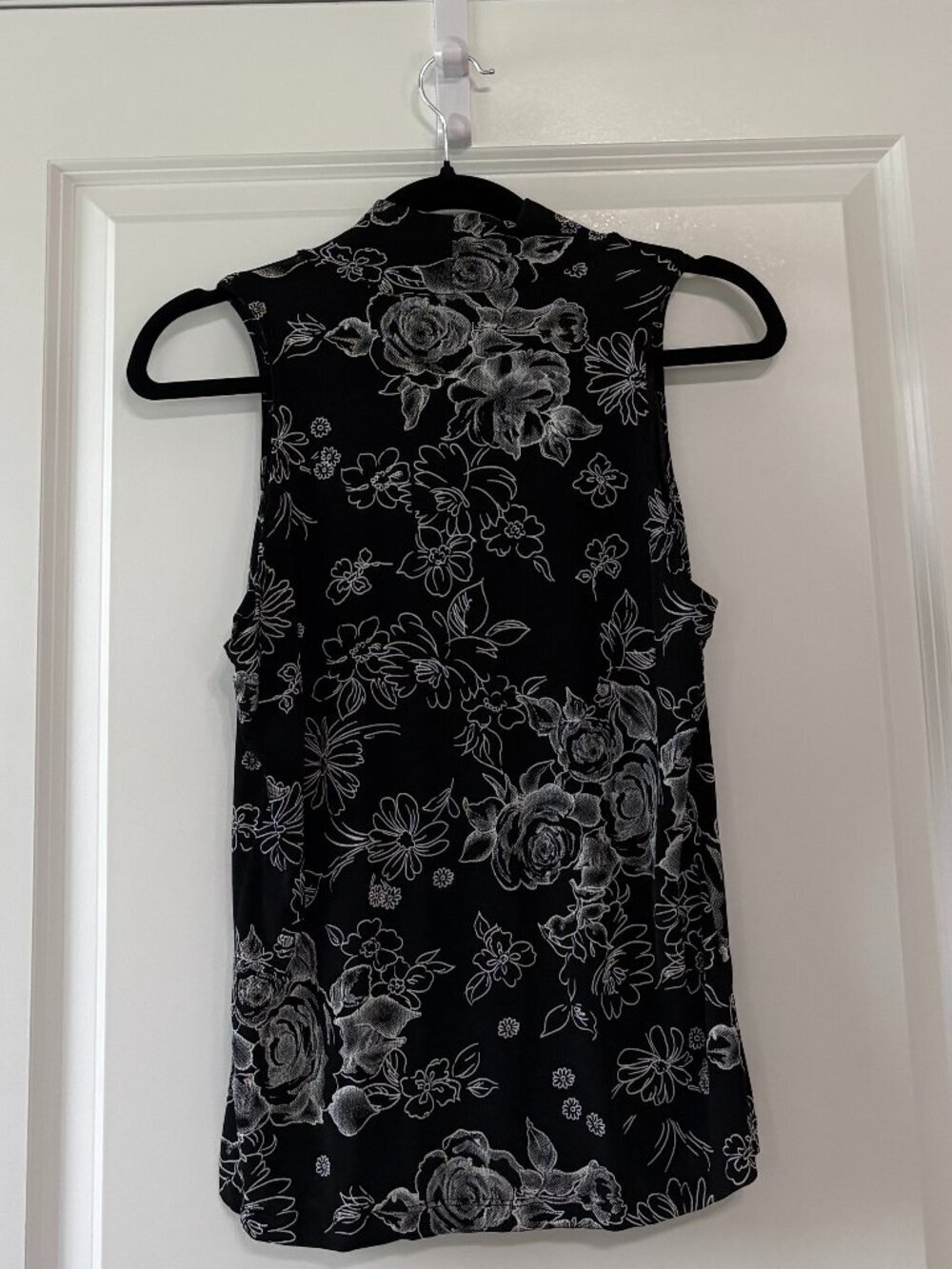 Stephen and Casey "Y2K Vintage" Mock Neck Sleeveless Blouse - Picture 2 of 5